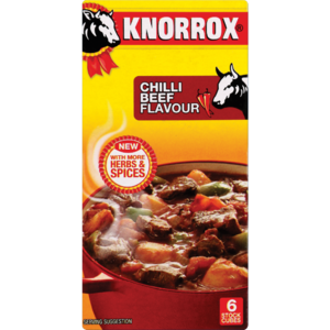 Knorrox Stock Cube Chilli Beef 6 &#039;s