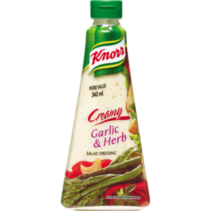 Knorr Salad Dress Garlic Herb 340 Ml