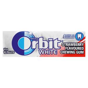 Orbit Professional Gum White Strawb 10 &#039;s