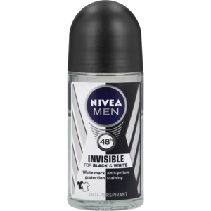 Nivea R/on Invisible Blk &amp; Wht Men 50 Ml