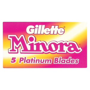 Gillette Minora Platinum Dbl Edge 5 &#039;s