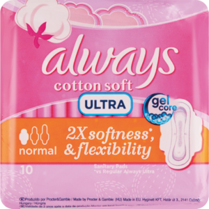 Always Pads Soft Normal 10 &#039;s