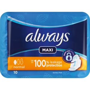 Always Pads Maxi Normal 10&#039;s 9 &#039;s