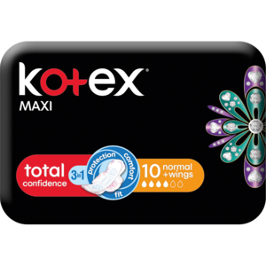Kotex Coco Maxi Pads Normal+wings 10 &#039;s