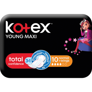 Kotex Coco Maxi Pads Yng Nor+wings 10 &#039;s