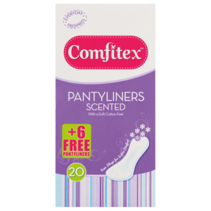 Comfitex Panty Liners Deo 20 &#039;s