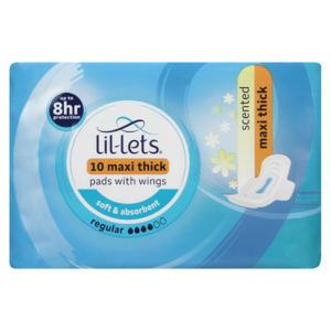Lil-lets Maxi Regular Scented 10 &#039;s
