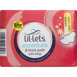 Lil-lets Essential Pads Scented 8 &#039;s
