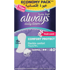 Always Liners Normal Scented 40 &#039;s