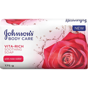 Johnsons Vita Rich S/bar Rose 175 G