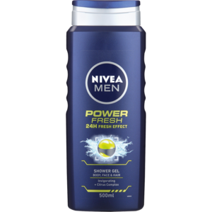 Nivea Shower Gel Power Refresh Men 500 Ml