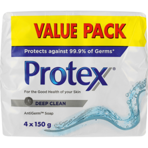 Protex Soap Deep Clean 150g 4 &#039;s