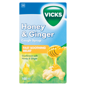Vicks Cough Syrup Honey &amp; Ginger 100 Ml