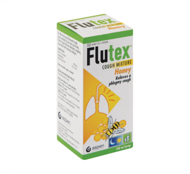 Flutex Cough Mixture Honey Syrup 100 Ml