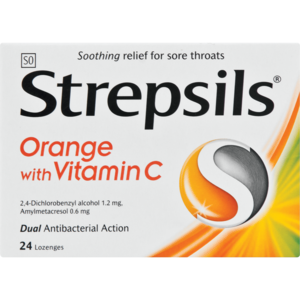 Strepsils Orange With Vitamin C 16 &#039;s