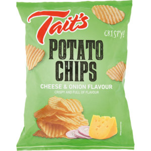 Taits Cheese &amp; Onions 125 G