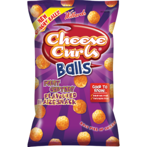 Willards Cheese Curls Balls Chutney 100 G