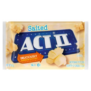 Act Ii M/w Popcorn Salted 85 G