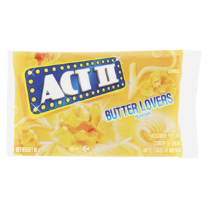Act Ii M/w Popcorn Butter Lovers 85 G