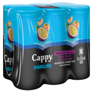 Cappy Sparkling Passion Peach 330 Ml
