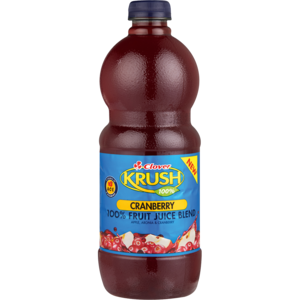 Krush Fruit Jce Cranberry 1.5 Lt