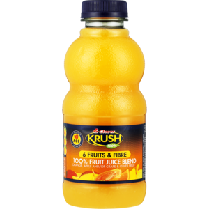 Krush Fruit Jce 6 Fruit And Fibre 500 Ml