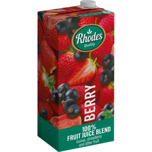 Rhodes Juice 100% Berry Juice 1 Lt