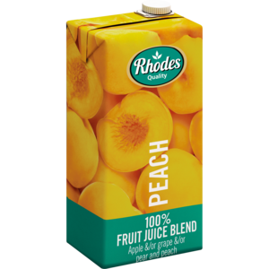 Rhodes Juice 100% Peach 1 Lt
