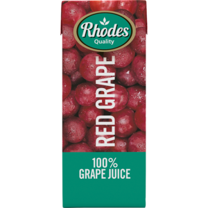 Rhodes Juice 100% Red Grape 200 Ml