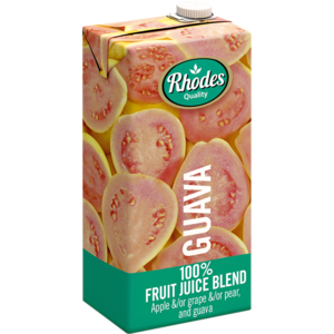 Rhodes Juice 100% Guava 1 Lt