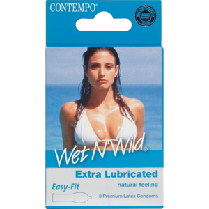 Contempo Condoms Wet N Wild 3 &#039;s