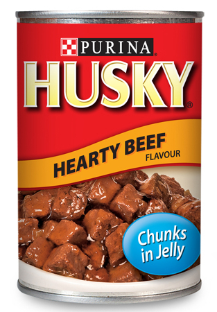 Husky Chunks In Jelly Beef 400 G