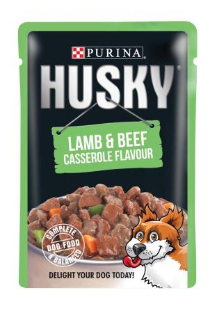 Husky Pouch Lamb &amp; Beef 85 G
