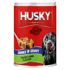 Husky Chunks In Gravy Lamb 400 G
