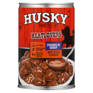 Husky Chunks In Gravy Steak 400 G