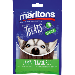 Marltons Semi Moist Strips Lamb 120 G