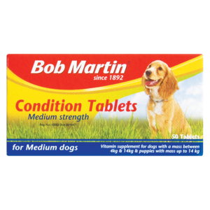 Bob M Dog Condition Tablet Medium 50 &#039;s