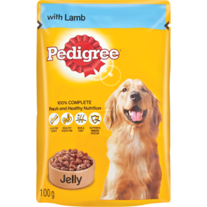 Pedigree Pouch Lamb In Jelly 100 G