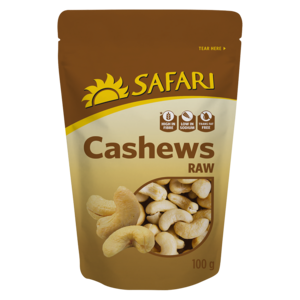 Safari Cashews Raw 100 G