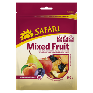 Safari Mixed Dried Fruit 500 G