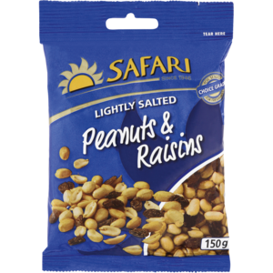 Safari Peanut &amp; Raisin 150 G