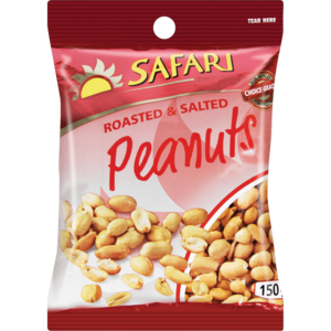 Safari Peanuts Roast/salt 150 G