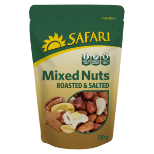 Safari Roasted Mixed Nuts 100 G