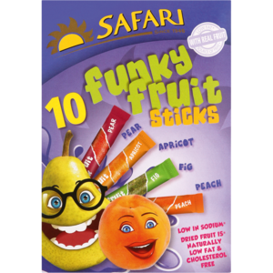 Safari Funky Fruit Stix Asst 10 &#039;s
