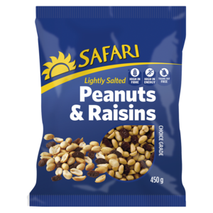Safari Peanut &amp; Raisins 450 G