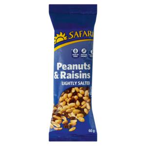 Safari Peanuts &amp; Raisins Light Sltd 60 G