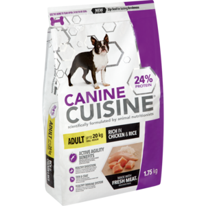 Canine Cuisine Adlt Sml Brd Chk/rce 1.75 Kg