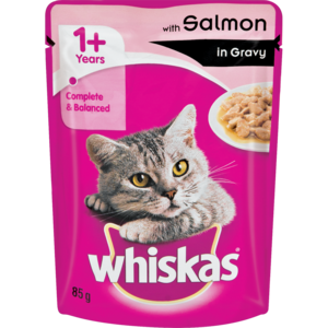 Whiskas Salmon In Gravy Singles 85 G