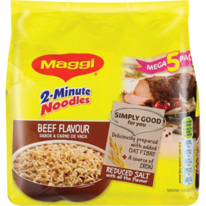 Maggi 2 Min Noodles Mp Beef 5 &#039;s