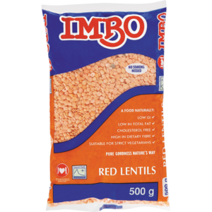 Imbo Lentils Red 500 G